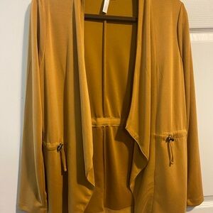 Women's Mustard Cardigan
